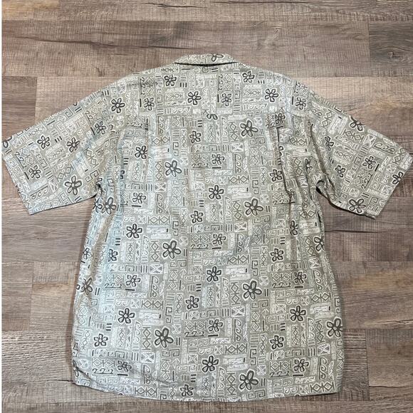 Columbia Mens Size Large Cotton Short Sleeve Hawaiian Shirt Floral AOP - Picture 2 of 5